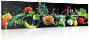 Quadro su tela – Frutta e verdura biologica