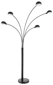 Globo 58228NB - Lampada con piedistallo SEYMOUR 5xE14/40W/230V nero