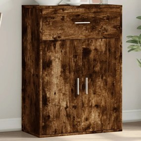 Credenza Rovere Fumo 60x30x84 Cm İn Legno Multistrato /