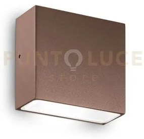 Tetris applique da esterno ip44 1 luce attacco g9 in alluminio e ve...