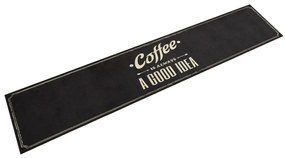 Tappeto Da Cucina Lavabile Testo Caffè 60x300 Cm İn Velluto /