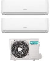 Climatizzatore Condizionatore Hisense Dual Split Inverter serie HI-COMFORT 12+12 con 3AMW72U4RJC R-32 Wi-Fi Integrato 12000+12000