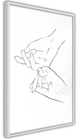 Poster Joined Hands (White)