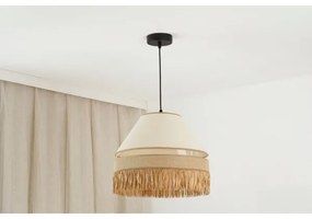 Brilagi - Lampadario a cavo WINNETOU AVIGNION 1xE27/15W/230V Ø35 cm marrone/crem