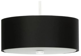 Lampada a sospensione nera con paralume in tessuto ø 30 cm Herra - Nice Lamps