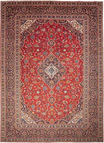 Kashan Tappeto persiano 410 x 300 Rosso (Iran) Annodato A Mano