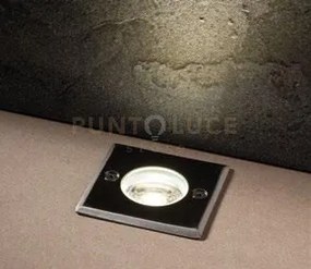 Faro a incasso calpestabile led walk acciaio quadrato 3w 345lm 3000...