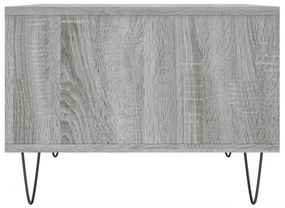Tavolino da salotto grigio sonoma 60x50x36,5 cm in multistrato