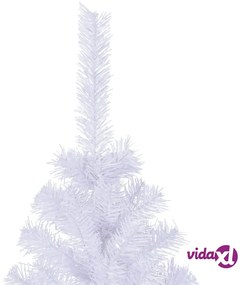 vidaXL Albero Natale Artificiale con Supporto Acciaio 210 cm 910 Rami