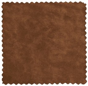 Sedia da pranzo marrone cognac in imbottito con braccioli Fenne – WOOOD