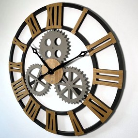 Orologio da parete unico in stile industriale 80 cm