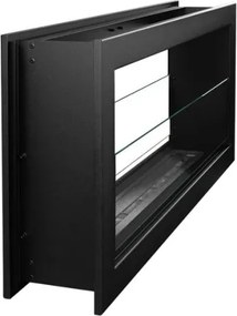 Camino a bioetanolo da incasso bifacciale biocamino 2 lati 90x40 cm MONTEFALCO 90