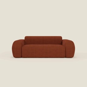 BonBon Divano modulare Lineare 220 – Seduta unica in tessuto smacchiabile T23 ruggine