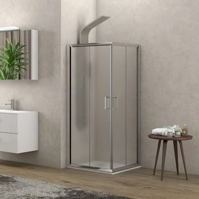 Box doccia 100x70 vetro opaco altezza 180cm K410 - KAMALU