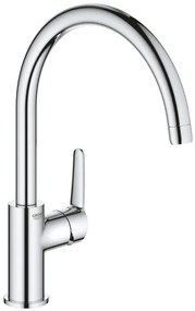 Rubinetto da cucina fisso a collo di cigno Start Clova cromo lucido GROHE