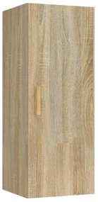 Armadietto a muro rovere sonoma 34,5x34x90 cm legno multistrato