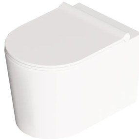 Wc Sospeso Senza Brida Alice Ceramica "Form" Bianco Lucido