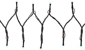 Nedis WIFILX01C42-LED RGB Catena da esterno 42xLED/8 funzioni 8m IP65 Wi-Fi Tuya