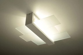 Plafoniera da Soffitto in Legno e Vetro 2xE27 FENIKS 2 da Interno