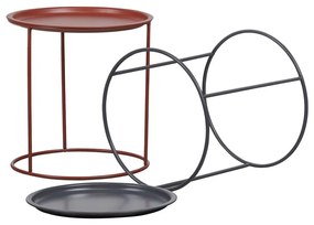 Tavolino grigio chiaro , ø 40 cm Ivar - WOOOD