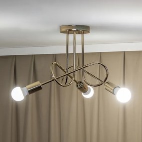 Plafoniera OXFORD 3xE27/15W/230V, dorata