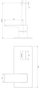 OMNIRES PM7415CRB miscelatore incasso PARMA cromo/bianco