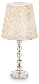 Lampade Da Scrivania - Ufficio Classico Queen Metallo Oro 1 Luce E27 Big