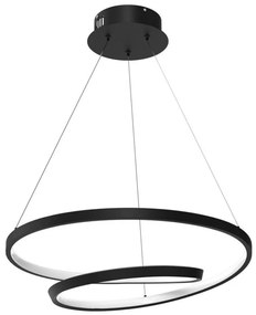 Lampadario LED a sospensione con filo LUCERO LED/48W/230V nero