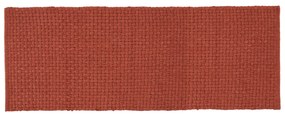 Tappeto bagno 60x130 cm in ciniglia terracotta