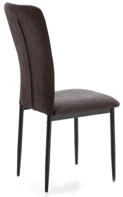 Set di sedie da pranzo nere 4 pz Holly - Marckeric