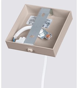 Lampadario grigio tortora in metallo Gleam – Sollux