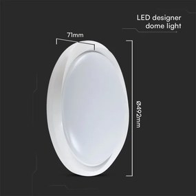 Plafoniera LED dimmerabile LED/60W/230V 3000-6500K 49,2 cm bianco + +TC
