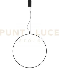 Lampadario a sospensione led toorx nera 40w 4720lm cct 3000 4000 65...