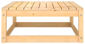 Set Salotto Giardino 8 pz Cuscini Antracite Legno Massello Pino