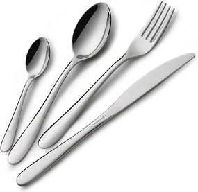 Servizio Set di Posate 24 pezzi in Acciaio Inox Eme Segno...
