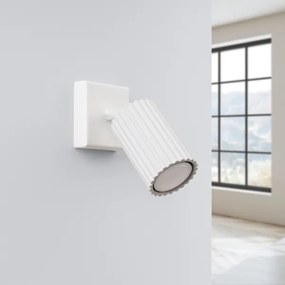 Sollux SL.1540 - Faretto da parete KARBON 1xGU10/10W/230V bianco