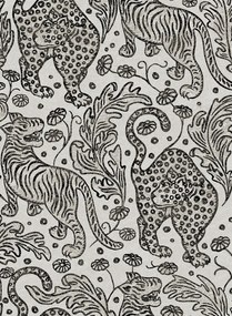 Rebel Walls Tapete Year Of The Tiger - Graphite
