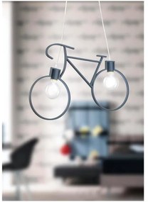 Lampadario Pop Lampadario Pop Bike nero  2x E27 nero paralume nero 2x E27