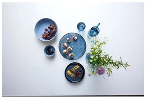 Piatto da dolce nero/blu in gres ø 21 cm Gastro Dark Blue/Black – Bitz