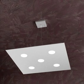 Area sospensione 5+2 luci biemissione grigio 1127-s5+2-gr