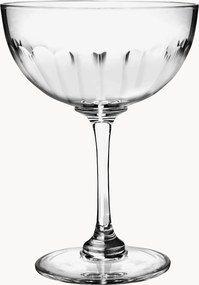 Set di 2 coppe da champagne in cristallo soffiato Lens