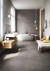 Cotto D'Este Kerlite Limestone 5 Plus Pavimento Rivestimento 100x100 Cm 5,5 Mm In Porcellanato Ceramico Sottile Slate