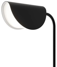 Piantana Lampada Da Terra Moderno Mollis Metallo Nero Acrilico 1 Luce G9 7W