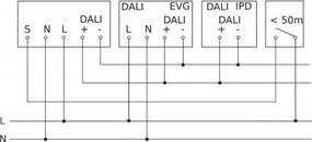 Steinel 088163 - Sensore di movimento da incasso PD-8 ECO DALI-2 360° nero