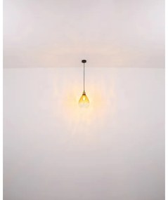 Globo 15786H - Lampadario a sospensione con filo SALVY 1xE27/60W/230V diametro 21 cm arancione