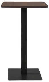 Tavolo da bistrot cenere scuro 70x70x107 cm