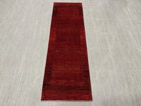 Loribaft Tappeto 90x280 Rosso (Iran) Annodato A Mano