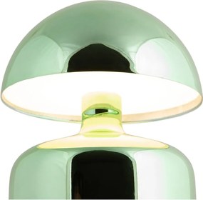 Lampada da tavolo a LED verde chiaro con paralume in metallo (altezza 14 cm) Impetu - Leitmotiv
