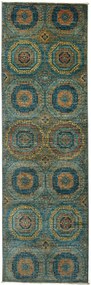 Mamluk Tappeto orientale 80x250 Grigio (Pakistan) Annodato A Mano