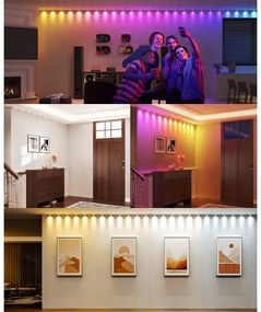 Govee - RGBIC LED Faretti a stringa 5m Wi-Fi